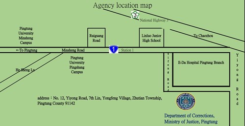 Institution Location Map