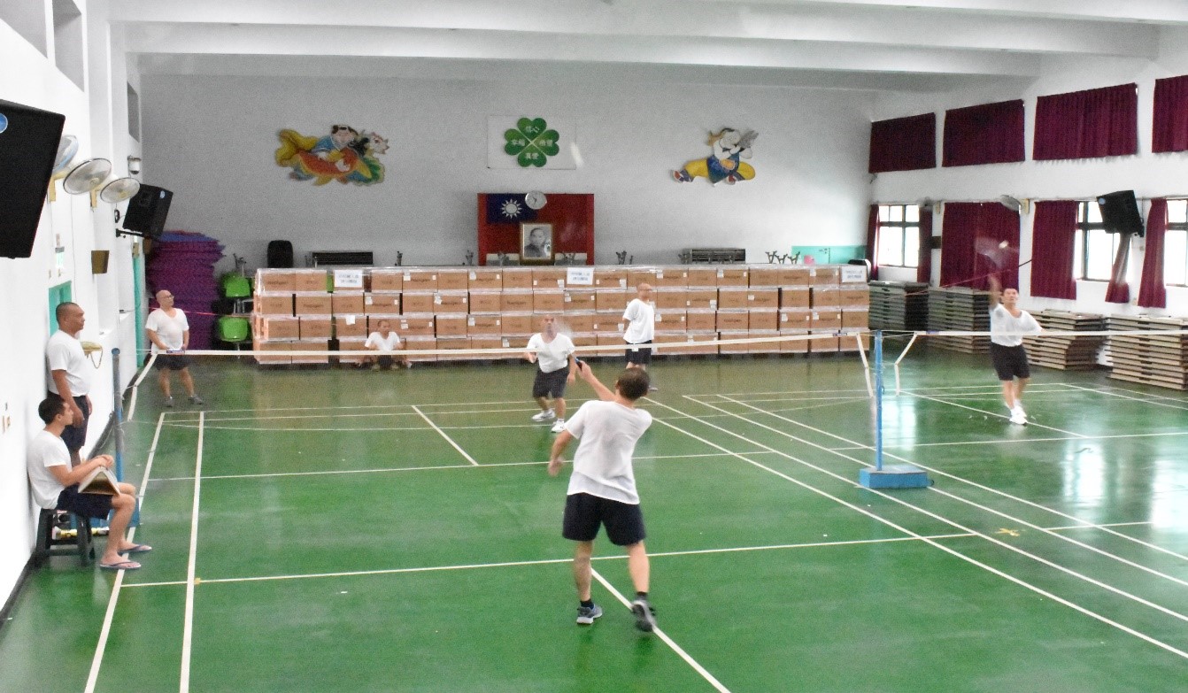 Through badminton competitions, we cultivate good sports habits among the inmates and promote their sense of honor and discipline.