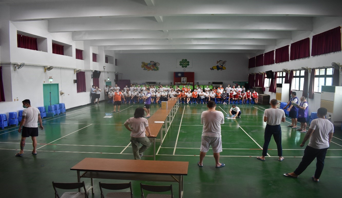 Through the fun and activity of bowling games, the mental and physical strength of the inmates are trained, and through group competitions, emotions are gathered and confidence and vitality are demonstrated.